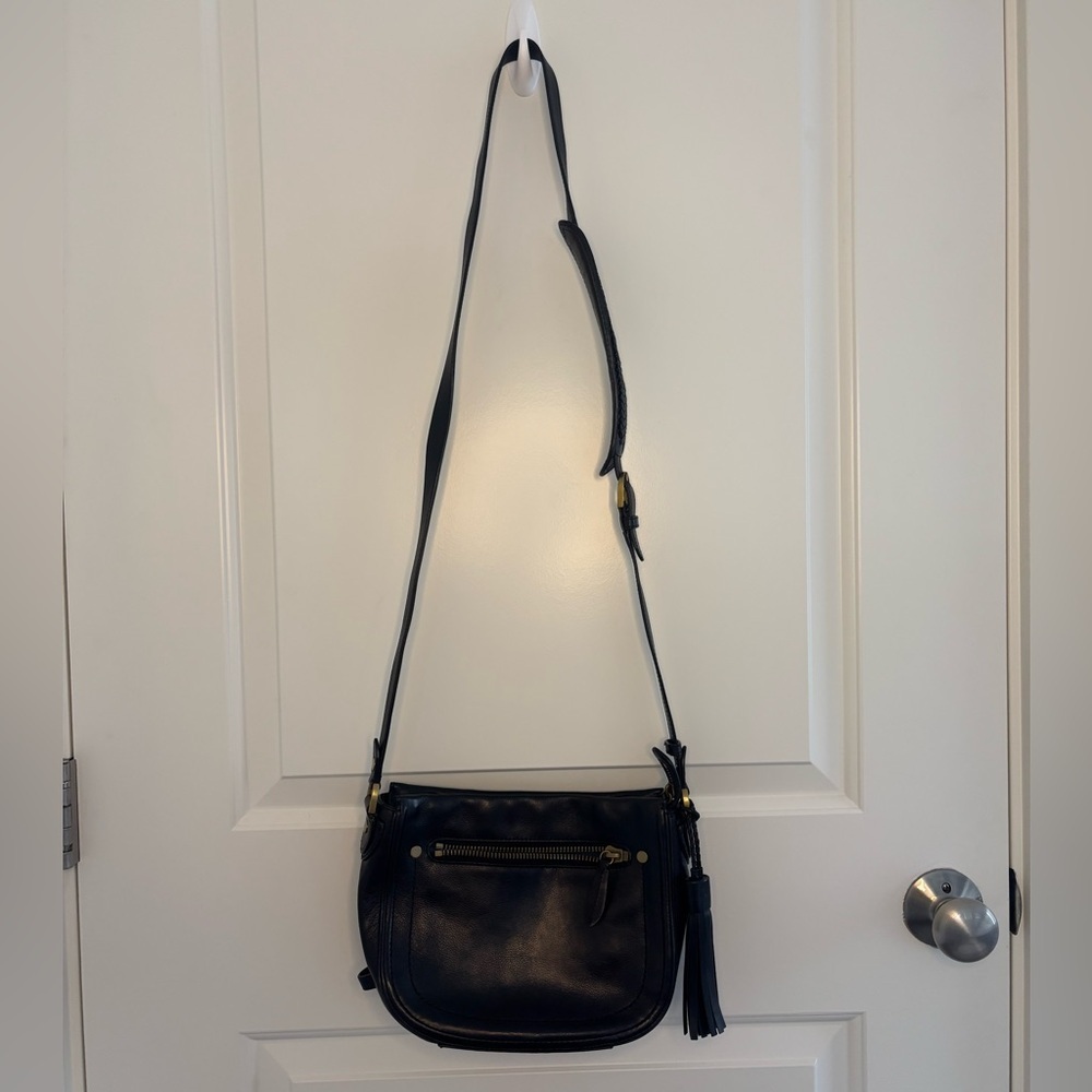 Cole Haan Black Leather Crossbody Bag